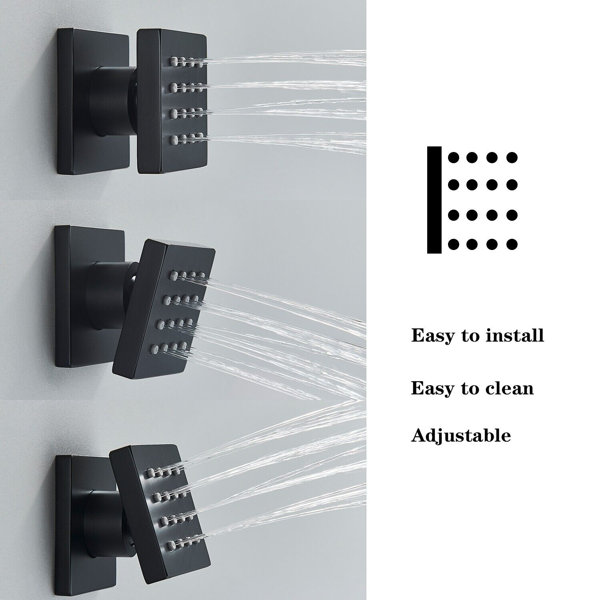 Senlesen Thermostatic Shower Faucet Kit Wayfair